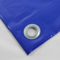 8 Bauzaunplanen Blau Mit Ösen – Je 1,76x3,41 M, Inkl. 200 Kabelbinder, UV-stabil & Reißfest