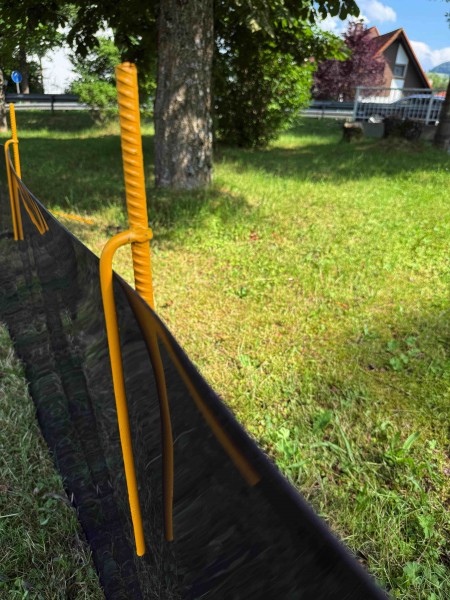 HDPE-Zauneisen GTH-H-E 110cm gelb