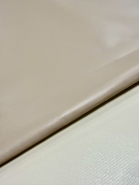 PVC matt ohne Saum und ohne Ösen, sand