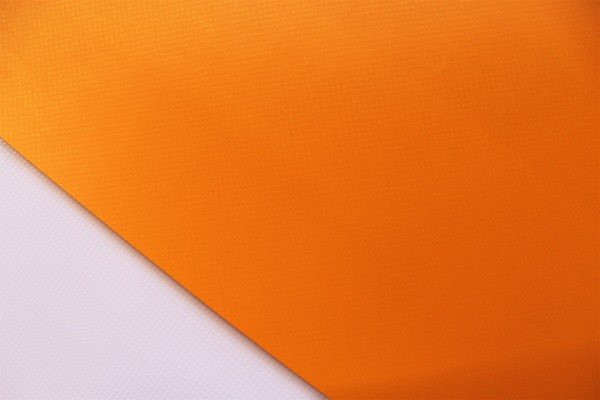 PVC matt ohne Saum und ohne Ösen, orange hell