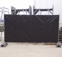 8 Bauzaunplanen Blau Mit Ösen – Je 1,76x3,41 M, Inkl. 200 Kabelbinder, UV-stabil & Reißfest